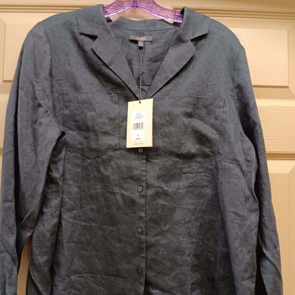 Gray Women's Blouse Button-down